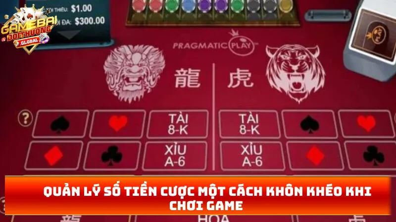 Quản lý số tiền cược một cách khôn khéo khi chơi game